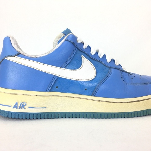 Nike Air Force 1 Low University Blue White Sz 8 - Picture 6 of 6